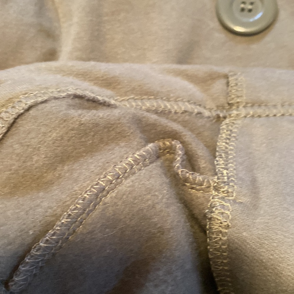 Self Esteem Olive Green Button Up Army Style Collar Jacket - Picture 9 of 11